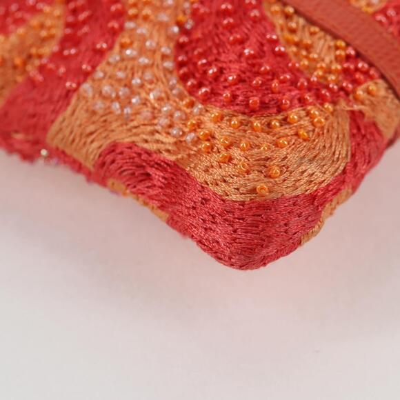 FENDI Hand Bag Beads Red - Picture 9 of 12